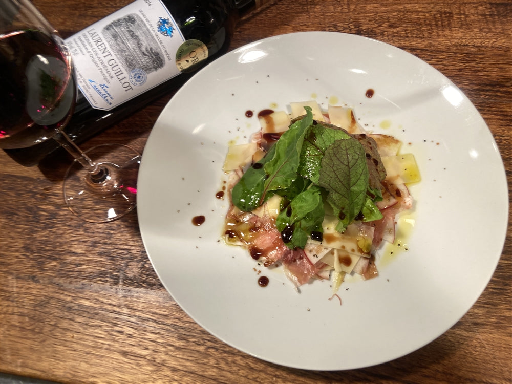 【食いしん坊Cookブログ】健康に気遣う方にも！赤ワインに合わせる、生ハムとりんごのミルフィーユ